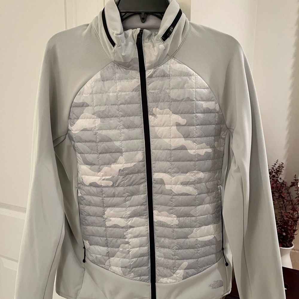 The North Face Gray Camo Jacket